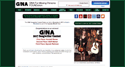 Desktop Screenshot of 411gina.org